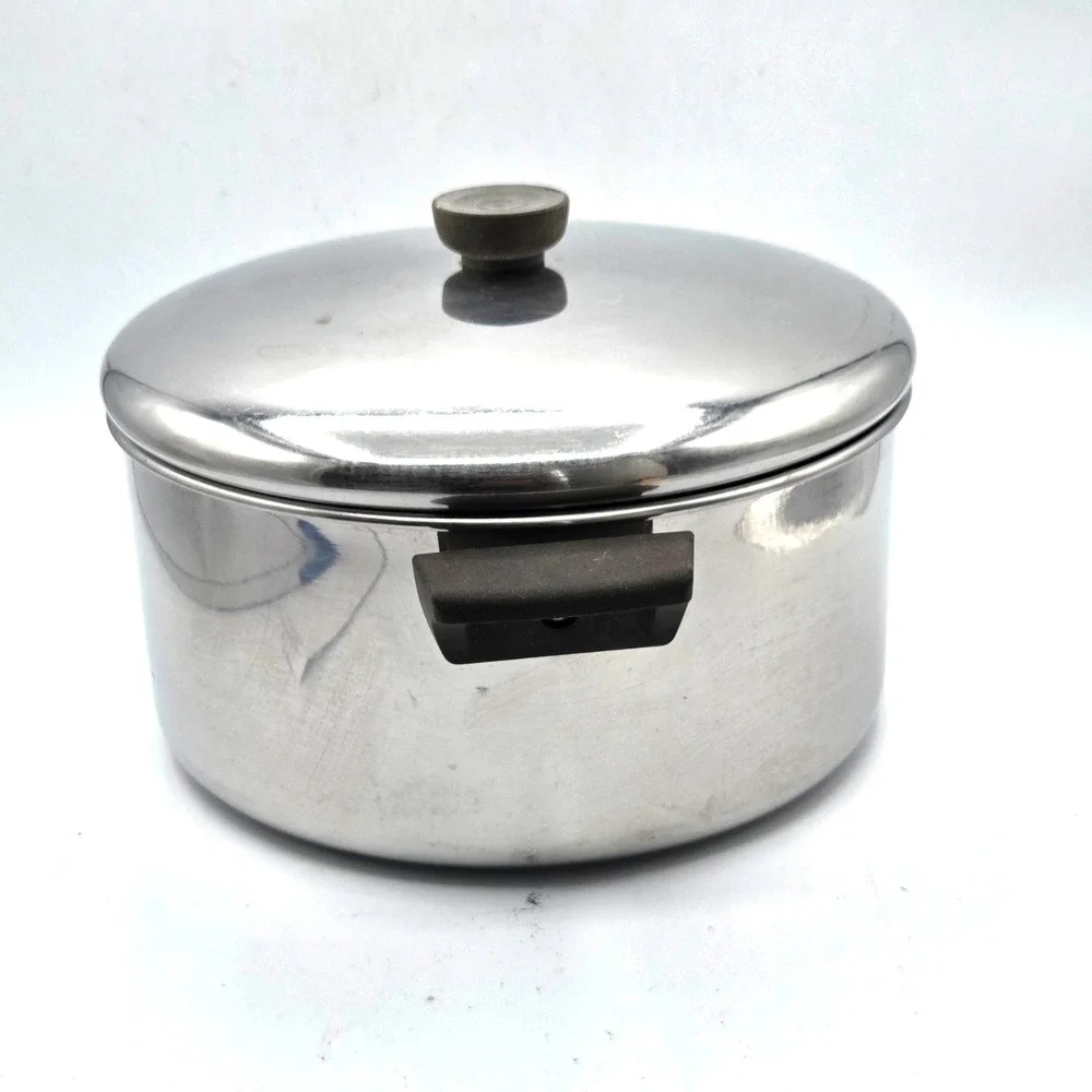 Revere Ware 6 Qt Stainless Stockpot with Lid Clinton IL USA